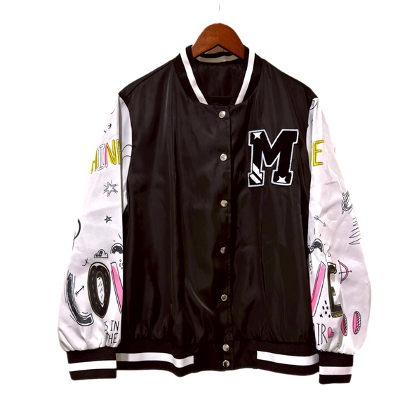 SHEIN Jackets & Coats Shein Curve Letterman Jacket 2xl Poshmark